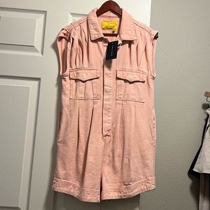 NWT pink romper